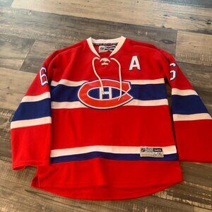 Weber Canadiens hockey team jersey.  Sz L/XL